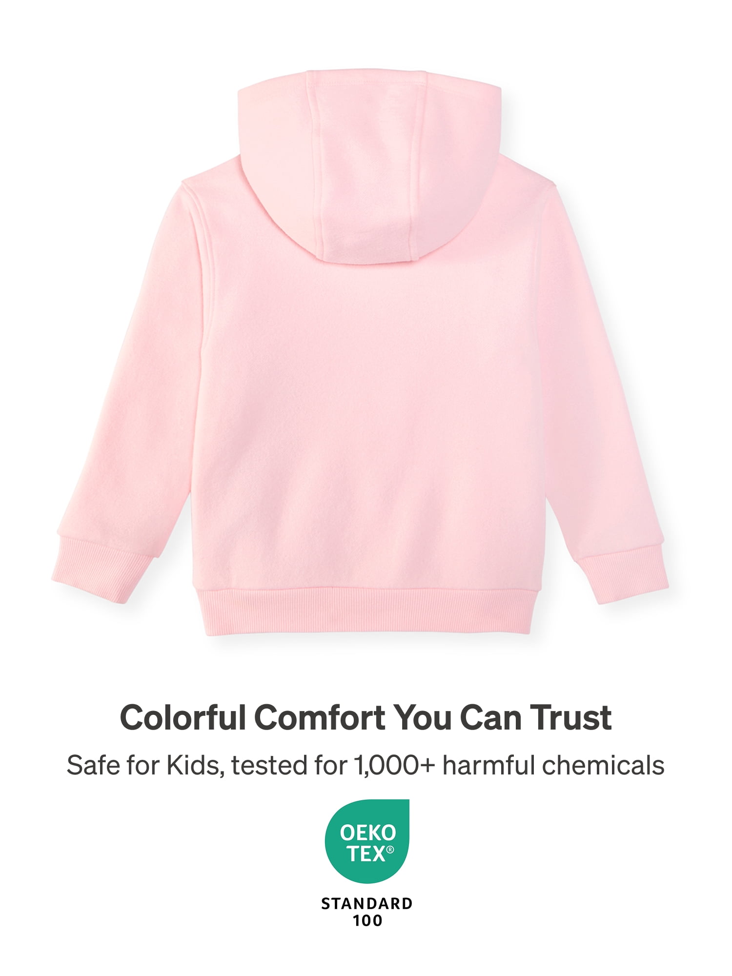 Color Mix by Garanimals Baby & Toddler Fleece Hoodie, Sizes 0–6T
