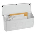 thumbnail image 5 of Architectural Mailboxes Wayland Contemporary Galvanized Steel Wall Mount White Mailbox, 5 of 6