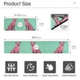 thumbnail image 3 of Yayeee Faucet Mat for Kitchen Sink 14.7" Diatomite Long Splash Guard Pad, Pink Cheetah, 3 of 7