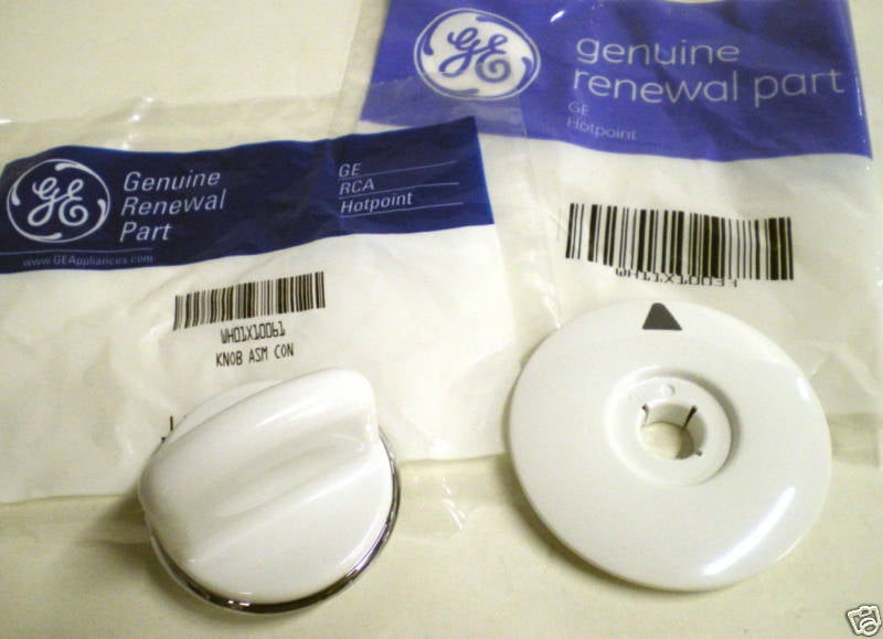 Details about   WH11X10033  WH01X10061 Genuine GE Washer Timer Knob & Dial Package 