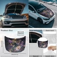 thumbnail image 4 of Yuyamidu Hummingbird Car Side View Mirror Covers Purple Floral Auto Hood Protector Fashion Car Hood Cover Protector with Exterior Rear View Mirror Cover Wrap Car Decor, Set of 3, 4 of 7