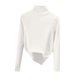 thumbnail image 1 of Heisall Women's Base Layer Shirts Semi-High Neck Solid Color Long Sleeve Fashion Layering Tops, 1 of 2