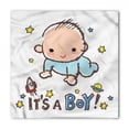 thumbnail image 1 of Gender Reveal Bandana, Baby Boy Gender, Unisex Head and Neck Tie, by Ambesonne, 1 of 2