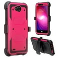thumbnail image 2 of LG X Power 2 / Fiesta 2 LTE / Fiesta lte / X Charge / K10 Power Case with Built-in [Screen Protector] Heavy Duty Full-Body Rugged Holster Case [Belt, 2 of 5