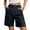 j-Dark Blue19745, variant on LIIPEE Women Shorts Casual Loose Fit High Waist Solid Color Cargo Shorts With Pockets Summer Activities Relaxed Lightweight Comfortable Soft Breathable Daily Shorts,Army Green,L