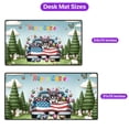 thumbnail image 5 of Happy Easter French Bulldog American Flag Truck Bunny Ears Desk Mat Full Keyboard Mouse Pad Dog Lover Gifts Large Mousepad - 03001, 5 of 5