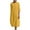 Yellow, variant on LYXSSBYX Summer Dresses for Women Women's Fashion Round Neck Loose Short Sleeve Solid Mid-Calf Dress Long Dress