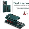 thumbnail image 2 of for Oneplus 1+ Nord N20 5G Phone Case, Strong Magnetic Detachable Card Holder, Full Protection Business Back Cover, Shell with Soft Lining, Coin Purse with Stand Function, 2 of 8