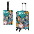 thumbnail image 1 of Anime Cartoon Stitch (9) Travel Suitcase Protector Elastic Washable Protective Baggage Covers With Concealed Zipper For 18-21 Inch Suitcase - S, 1 of 5