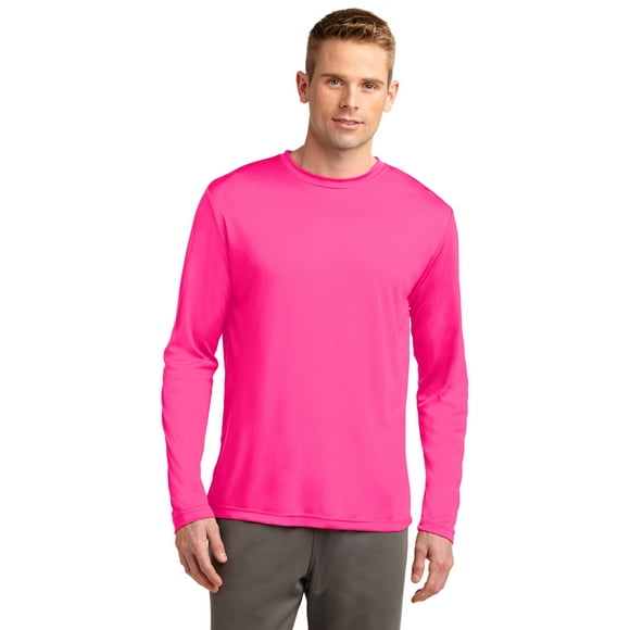 Sport-Tek &#174;  Long Sleeve Posicharge &#174;  Competitor&#153; Tee. St350ls L Neon Pink