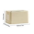 thumbnail image 2 of TACILIP Desk Organizer, Rectangular Tissue Box Cover Facial Tissue Holders Suitable for Bathroom Home Office Car Car Decoration, 2 of 6
