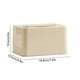 thumbnail image 3 of Funda rectangular blanca para caja de pañuelos | Porta pañuelos de plástico para baño, hogar, oficina, coche | 19 x 13 x 11 cm, 3 of 6
