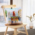 thumbnail image 5 of LALILO Throw Pillow Covers Colorful Oil Street Paris Oil City Paris Art Cushion Cover 18" x 18", 2 Pack, 5 of 6