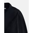 thumbnail image 2 of Wonder Nation Boys School Uniform Fleece Zip Up Jacket, Sizes 4-18, 2 of 3