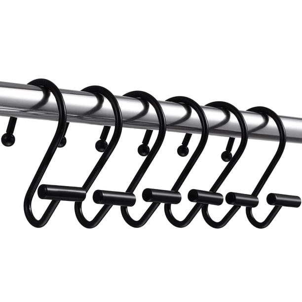 12 PCS Decoración de cortinas de ducha enrollables S GANZADOS DE SEGURIDAD DE Forma Culchos para duchas de baño Cortinas de ducha