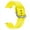 Yellow, variant on Kiplyki Wholesale For Realme-2 / 2 Pro Watch Bands Colorful Silicon Replacement With Silver Clasp
