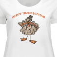 thumbnail image 4 of Inktastic Happy Thanksgiving Women's Plus Size T-Shirt, 4 of 5
