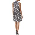 thumbnail image 2 of Alfani Robe Chemise Imprimée pour Femmes, Noir, 6, 2 of 2