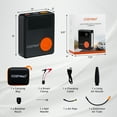 thumbnail image 3 of Costway Jump Starter with Air Compressor 150PSI Digital Tire Inflator LED Screen Portable, 3 of 10