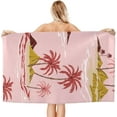 thumbnail image 2 of Palm Trees Large Beach Towel - Plush Thick Cotton Pool Towel, Adult Beach Towels, 2 of 9