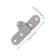 thumbnail image 5 of ColoMX Bisagras para patas de mesa plegable: Bisagra universal para escalera - Herrajes Chicken Mouth Design para escaleras de tijera, escaleras de ático y mesas plegables, 5 of 7