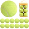 thumbnail image 3 of 12 Balles de Tennis d'Appariement et d'Entraînement Taille Jaune, 3 of 5