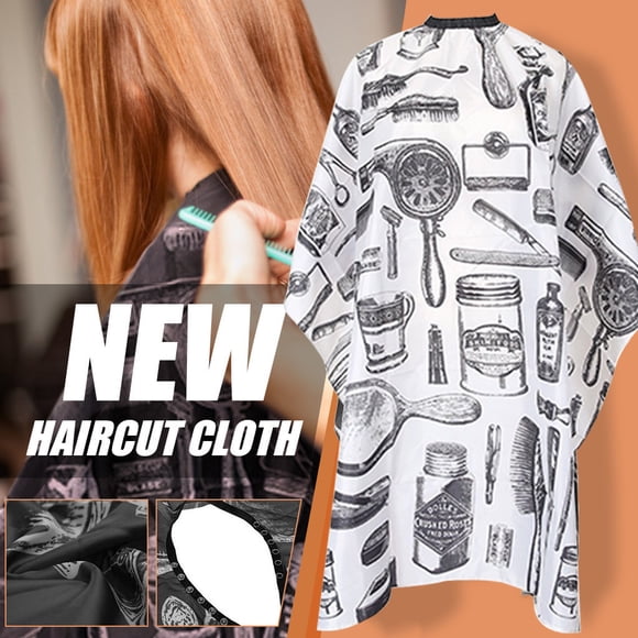 Deals of The Day! Gspmoly Barber Cape Waterproof, Adults Men Women Cutting Cape Gown Hairdresser Barber Apron Hairdressing Barber Cape Professional