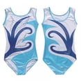 thumbnail image 3 of Gymnastics Leotards for Girls, Sleeveless Leotards for Girls Shiny Sparkle Gymnastics Unitards Ballet Dance Outfit for 5-12Years, 3 of 9