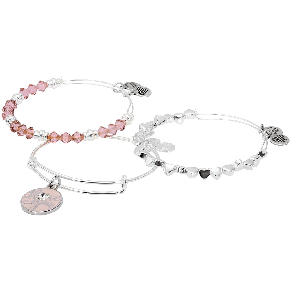 Alex and Ani - Valentines Set Of Three Crystal I Love You ...