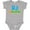 AC-Heather Grey, variant on DJ in Training Boys or Girls Baby Bodysuit