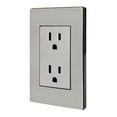 thumbnail image 1 of Placa Metálica De Acero Inoxidable Duplex Marca ADIR 4677 negro, 1 of 2