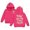 V23-Hot Pink, variant on WhouRiu Girls Letter Graphic Hooded Sweatshirts Kids Autumn Casual Pullover Hoodies With Pockets