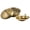 Brass/Gold, variant on Communion Ware Holy Wine Serving Tray with a Lid & a Stackable Bread Plate with a Lid Stainless Steel - Brass/Gold Shiny