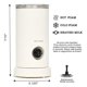 thumbnail image 5 of Rae Dunn - Espumador eléctrico de leche - Elegante vaporizador automático de leche y espumador, calentador de leche, máquina de espuma caliente y fría para café, café con leche, capuchino, macchiato,, 5 of 5