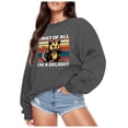 thumbnail image 2 of TINZ Chandails Imprimés Automne et Hiver pour Femmes Haut Usé Chandails Graphiques pour Femmes T-Shirt Coloré, 2 of 4