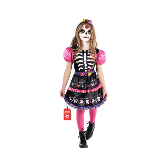 Morph Day Of The Dead Costume Kids, Catrina Costume For Girls, Sugar Skull Costumes, Dia De Los Muertos, Disfraz De Catrina