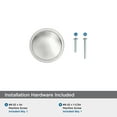 thumbnail image 5 of Amerock Faircrest 1-1/4 inch (32mm) Diameter Polished Chrome Cabinet Knob, 5 of 7