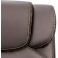 thumbnail image 6 of Lacoo Mid-Back Faux Leather Ergonomic Executive Office Desk Chair, Brown, 6 of 8