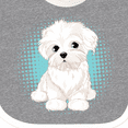 thumbnail image 4 of Inktastic Maltese Puppy Dog Boys or Girls Baby Bib, 4 of 4
