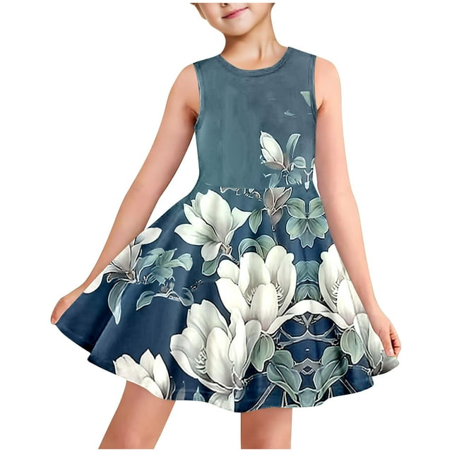 LOVZFMLL Robe de Noël Fille Manches Longues Col Rond avec Bandeau