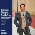 thumbnail image 4 of Bufanda clásica de otoño invierno para hombre, bufandas suaves y cálidas de tacto largo, bufanda suave formal de moda, 180*30 cm, 4 of 8