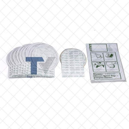 Canister Replacement Paper Bags - Compact/Tristar Canister Vacuum Cleaner Replacement Paper Bags 12PK // 738SEC