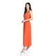 thumbnail image 2 of Vestido largo cintura smock Roman Fashion 8801-SO Naranja, 2 of 5