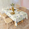 thumbnail image 3 of Pioneer Flower Floral Print Pattern Rectangle Tablecloth 60"x120", Waterproof Polyester Table Cloth, Wipeable Spillproof for Dining Camping Indoor Outdoor, 3 of 6