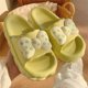 thumbnail image 3 of Nuevas zapatillas con lazo bonitas para mujer, zapatillas EVA antideslizantes de suela suave para exteriores a la moda para la playa, 3 of 4
