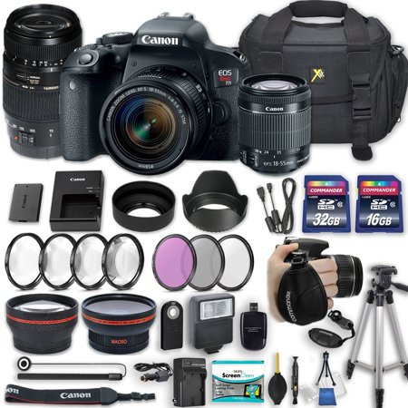 Canon EOS Rebel T7i 24.2 MP DSLR Camera with Canon EF-S 18-55mm f/4-5.6
