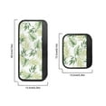 thumbnail image 5 of ZIATUBLES 6 PCS Refrigerator Door Handle Covers Kitchen Appliances Gloves Fridge Dishwasher Oven Protective Decor Keep Off Oil Fingerprints Food Stains Drips, Monstera Green Leaf White, 5 of 7