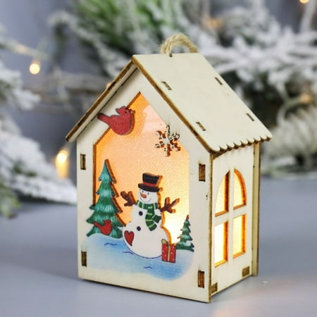 

Dealovy 2Pc Christmas Decorations Night Light LED Christmas Wind Lantern Ornaments Clearance