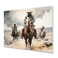 thumbnail image 2 of Designart "Dust and Grit in the Western Landscape I" Western Metal Art Print, 2 of 5