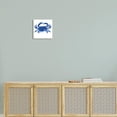 thumbnail image 2 of Stupell Industries Detailed Crab Wildlife Blue Ocean Sea Life Painting Unframed Art Print Wall Art, Design by Patti Mann, 2 of 5